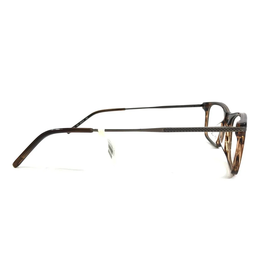 Nautica Eyeglasses Frames N8157 221 Brown Horn Rectangle Full Rim 54-17-140